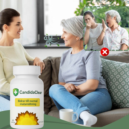 CandidaClean™ Mun- och tarmbalans kapslar | Tar bort vita beläggningar på tungan till 95 % på endast 2 dagar!