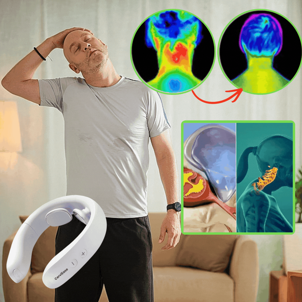 CerviEase™ Cervical neck decompression | Avlastar nackkotorna och lindrar smärta med upp till 86 % på 15 minuter