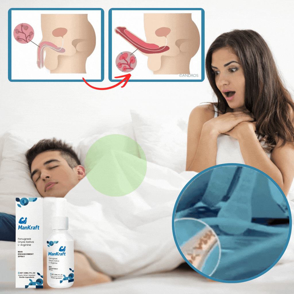 ManCraft™ Man Enchantment Spray | Stödjer fasta och långvariga erektioner inom 3 minuter