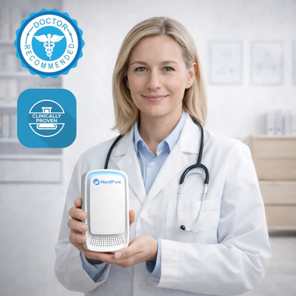 NordPure™ Plug-in Air Filter | Minskar kvalsterallergener med 99% inom 24 timmar