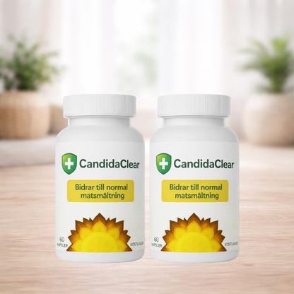 CandidaClean™ Mun- och tarmbalans kapslar | Tar bort vita beläggningar på tungan till 95 % på endast 2 dagar!