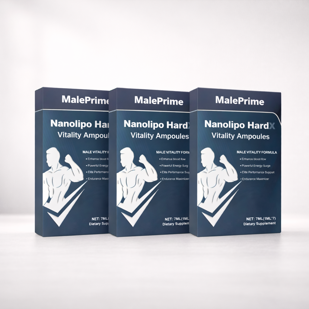 MalePrime™ Vitality Ampoules | Stödjer fasta och långvariga erektioner inom 3 minuter