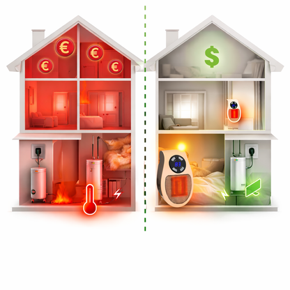 NordHeat™ Plug-in Heater | Värmer varje rum i hemmet upp till 32 °C inom 5 minuter