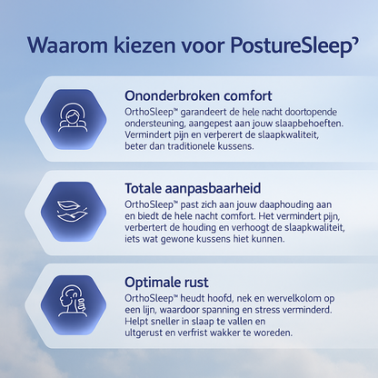 PostureSleep™ – Stöd din hållning