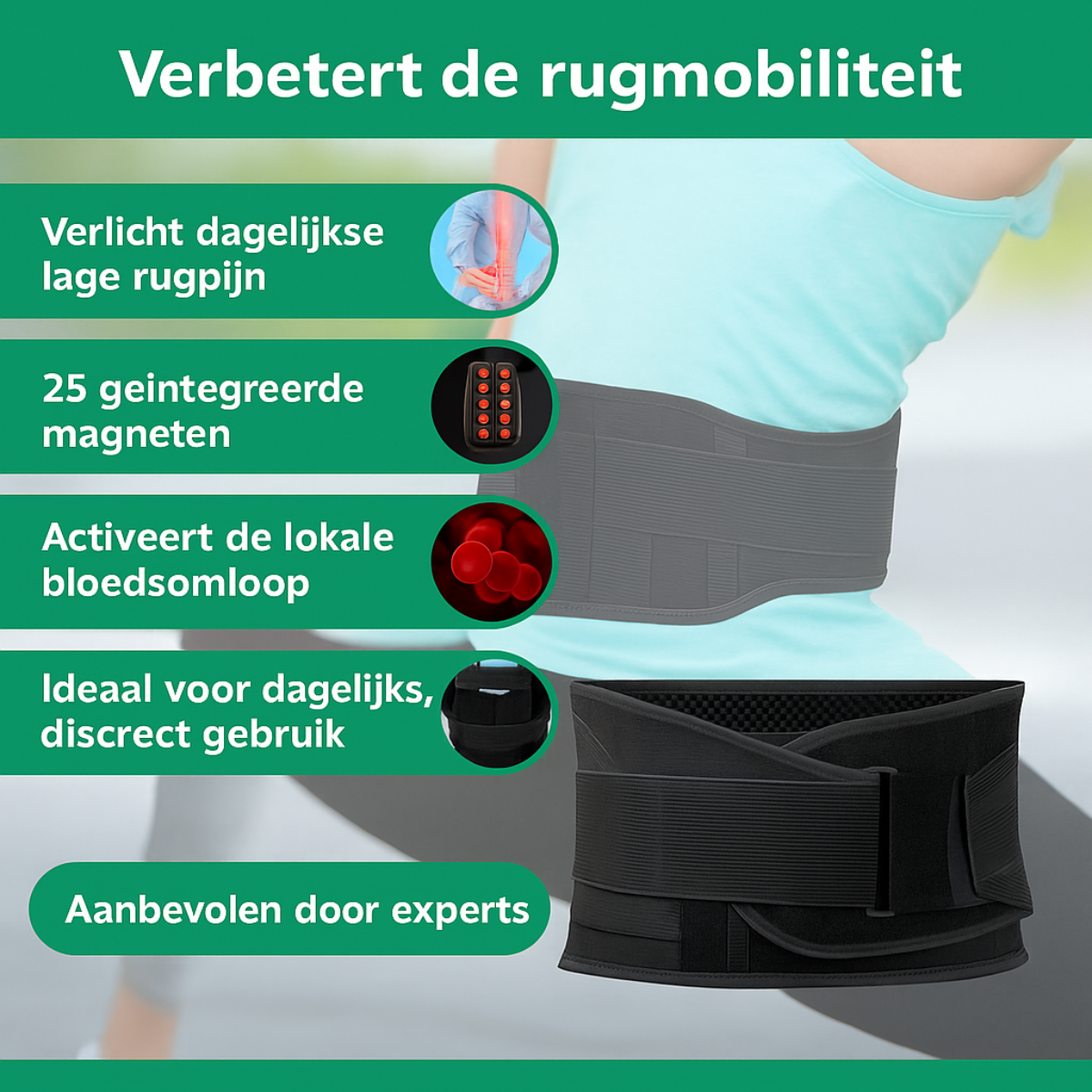 RelaxoBelt™ – Återställ din naturliga rörelsefrihet