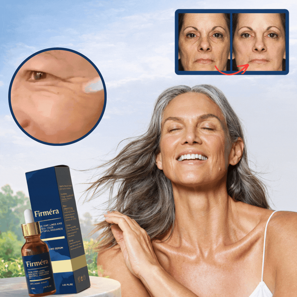 Firméra™ Anti-aging Serum | Stramar upp slapp hud med 89% inom 48 timmar