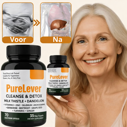 PureLever™ Leverrengöring och avgiftning | Stödjer 90 % leverrengöring på 7 dagar