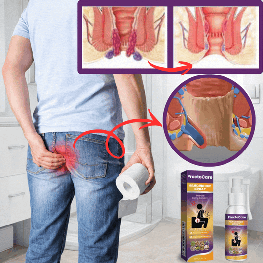 ProctoCare™ hemorrojdspray | Minskar hemorrojd­besvär med upp till 89 % inom 24 timmar
