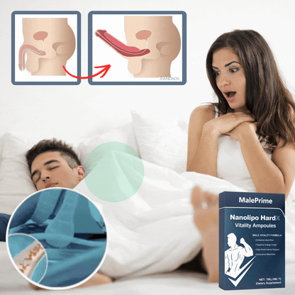 MalePrime™ Vitality Ampoules | Stödjer fasta och långvariga erektioner inom 3 minuter