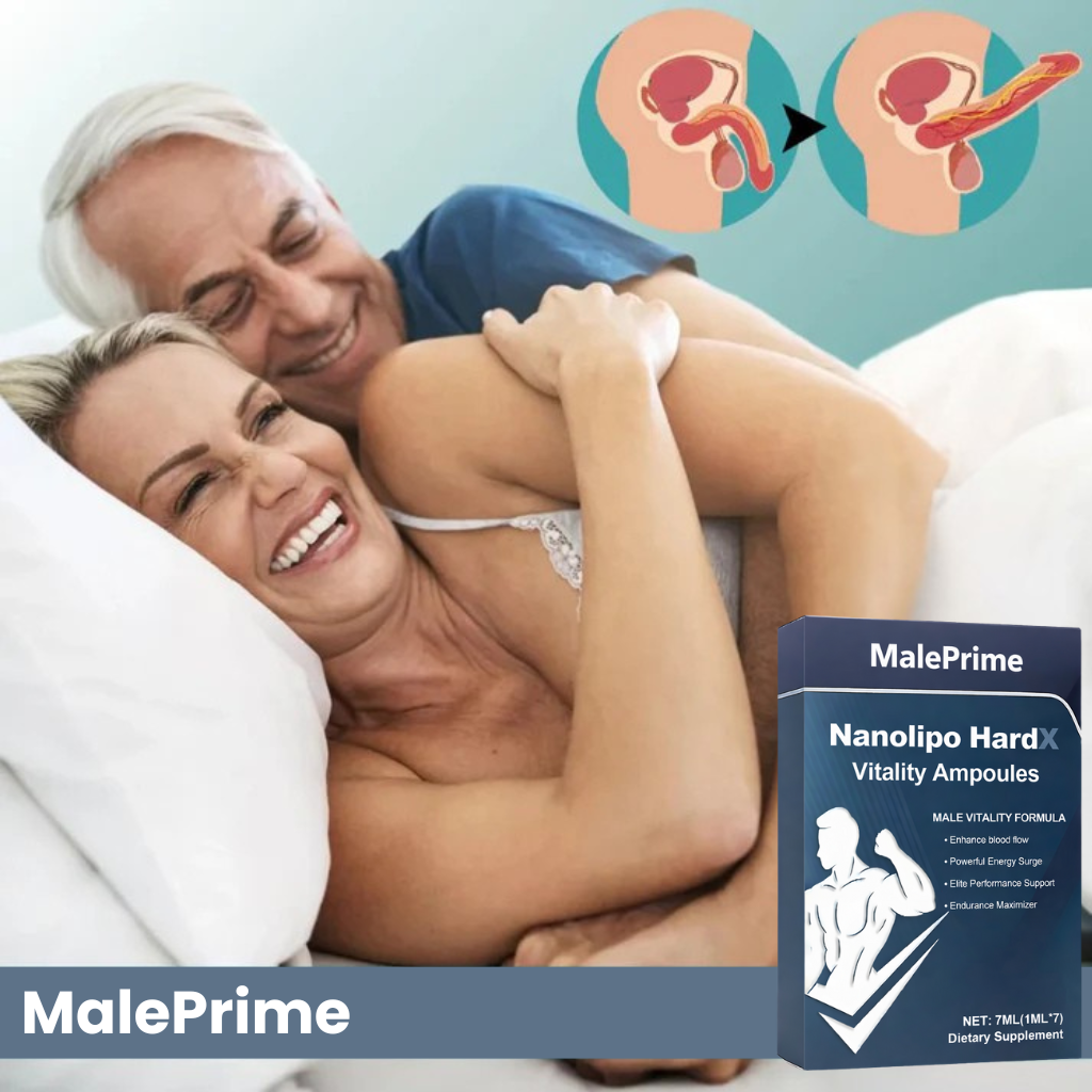 MalePrime™ Vitality Ampoules | Stödjer fasta och långvariga erektioner inom 3 minuter