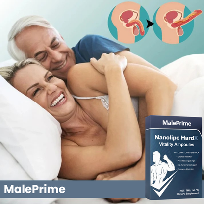 MalePrime™ Vitality Ampoules | Stödjer fasta och långvariga erektioner inom 3 minuter