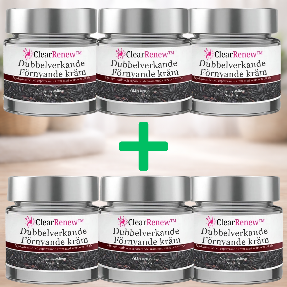 ClearRenew™ Dubbelverkande Förnyande Kräm