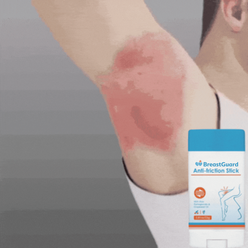 BreastGuard™ Aint-friction Stick | Lindrar 96 % av all hudirritation och smärta på 2 minuter