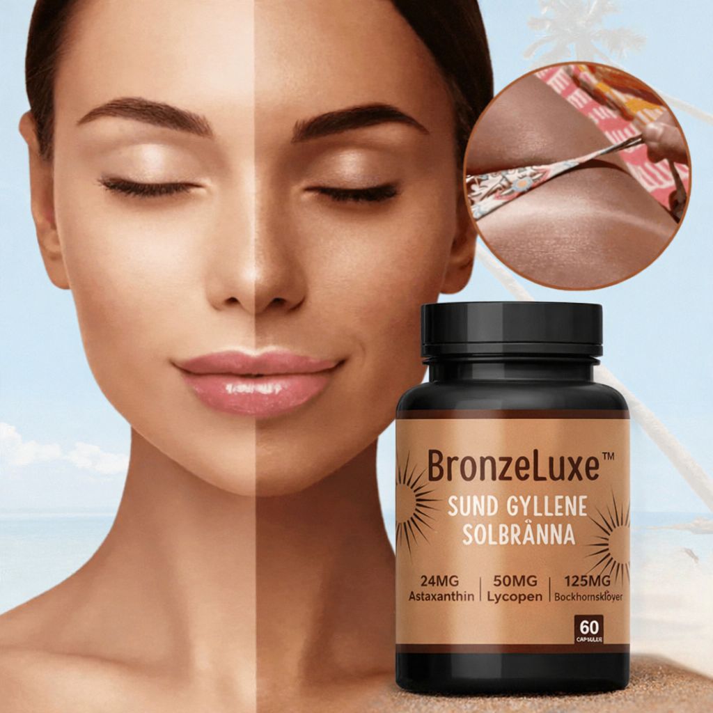 BronzeLuxe™ Tanning Capsules |  Upp till 92 % kroppsbränna på 14 dagar, utan sol